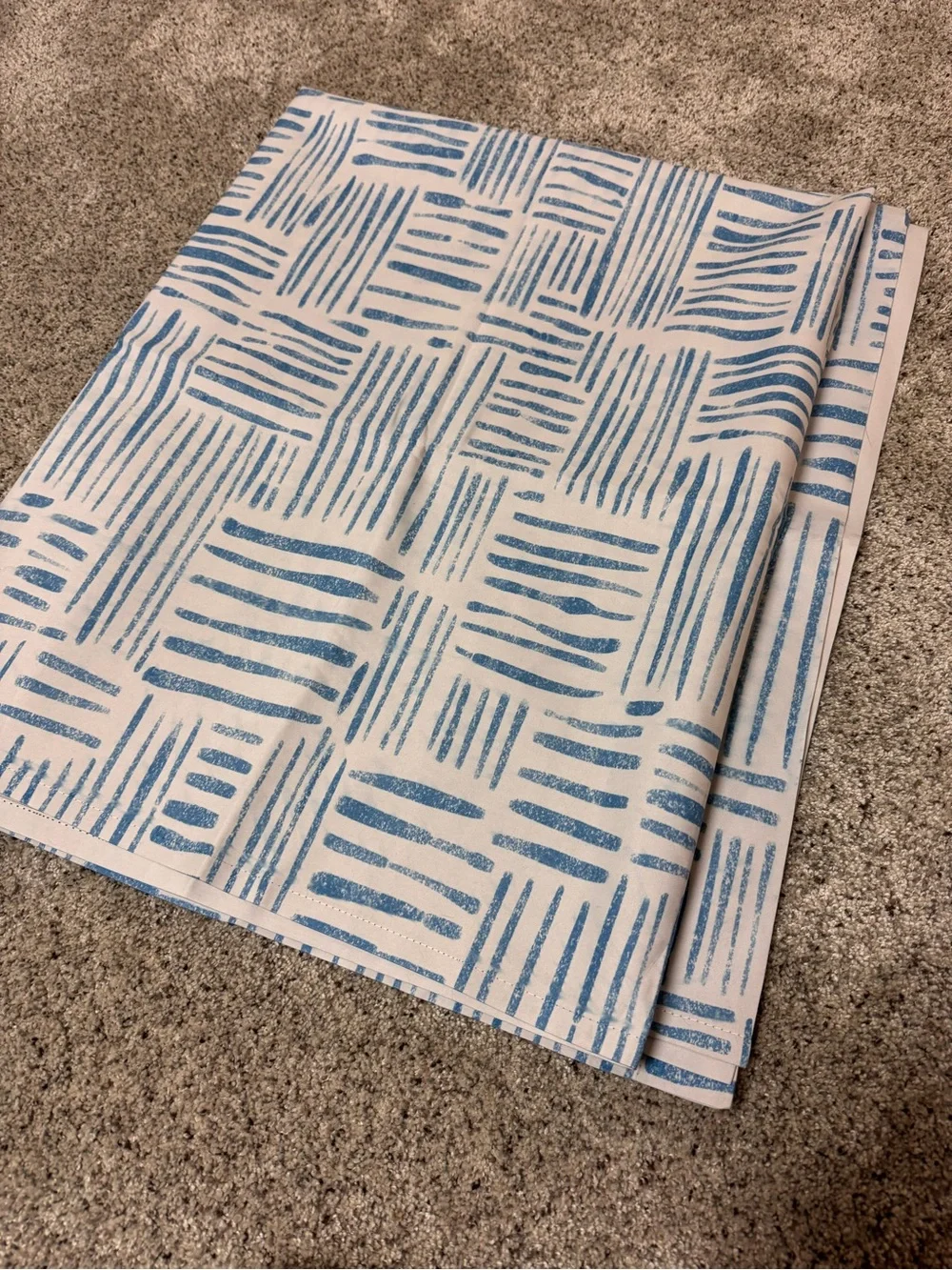 Schatzi Brown Leila Marks Blue Blackout Window Curtains Deny designs 50x84